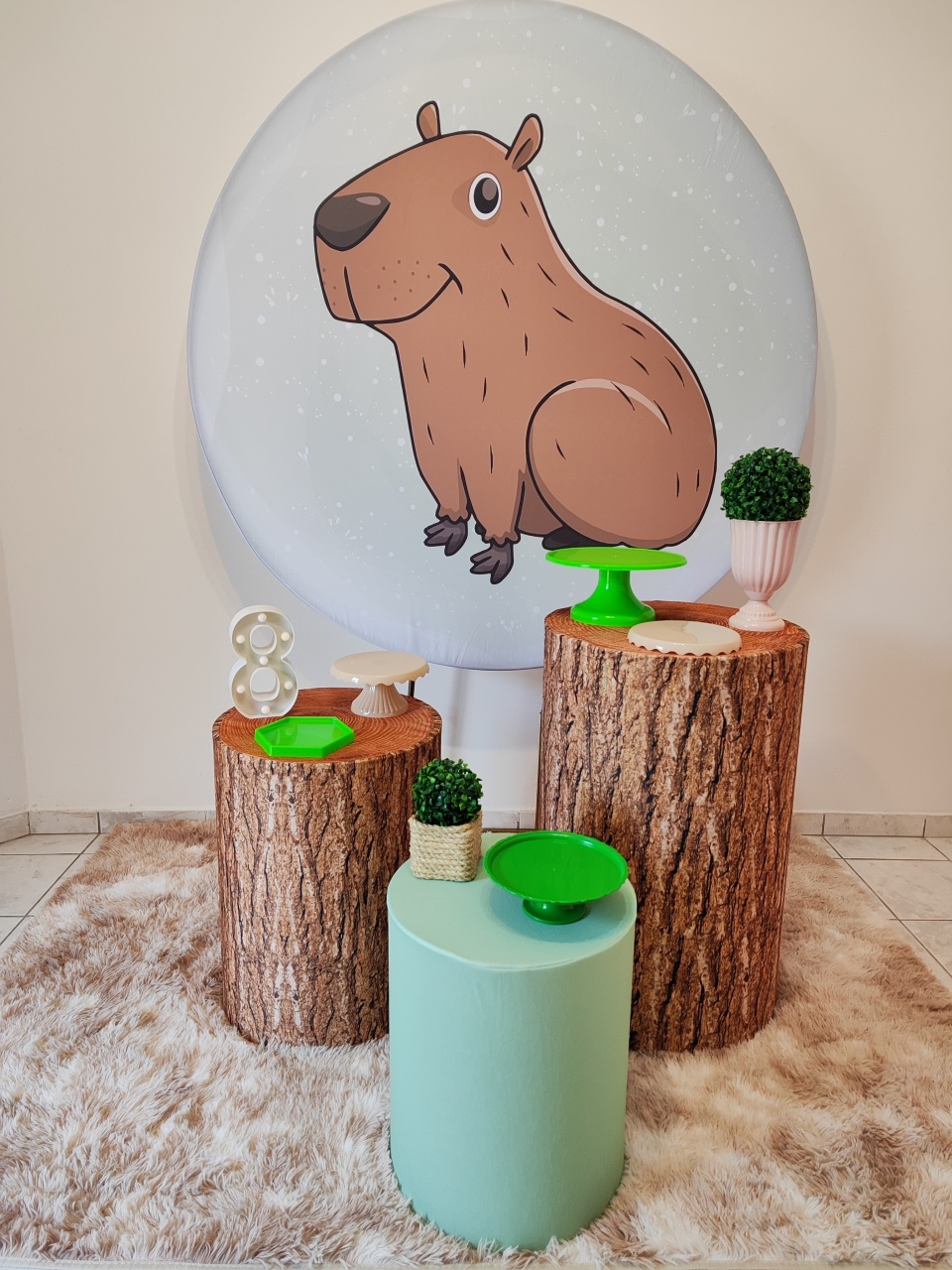 Capivara - Gi Festas  Pegue e Monte