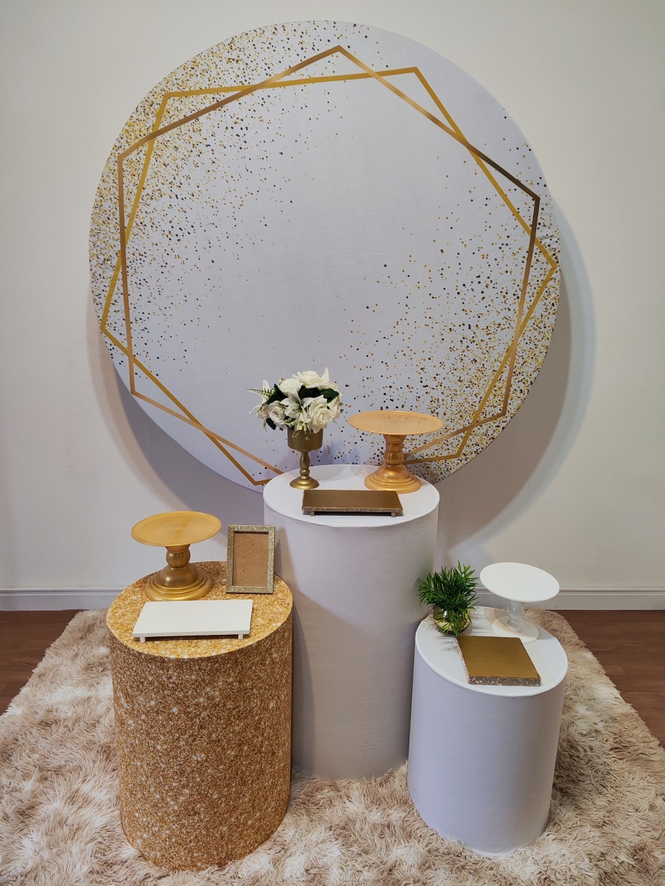 Gliter Dourado - Gi Festas  Pegue e Monte