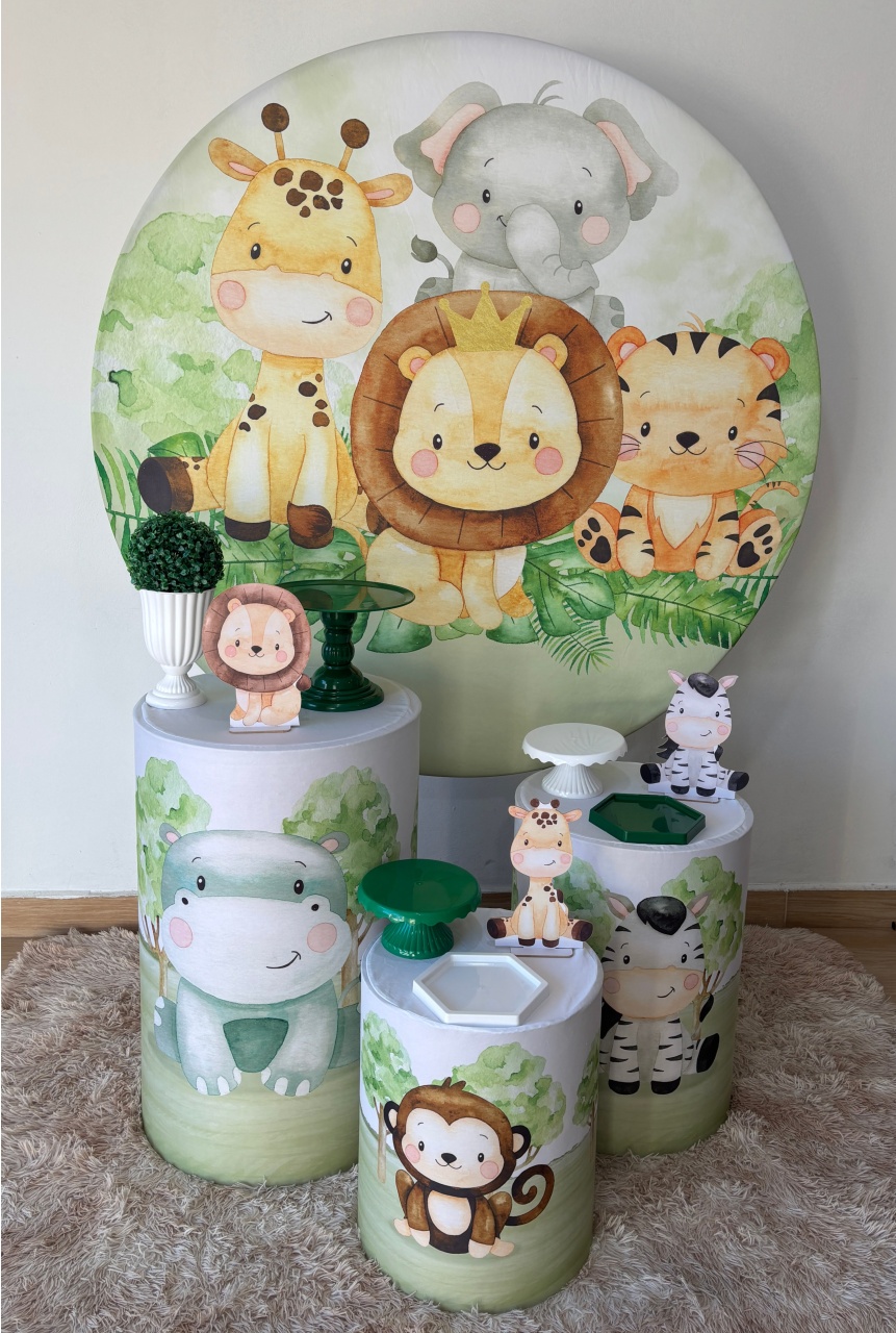 Safari Baby - Gi Festas  Pegue e Monte