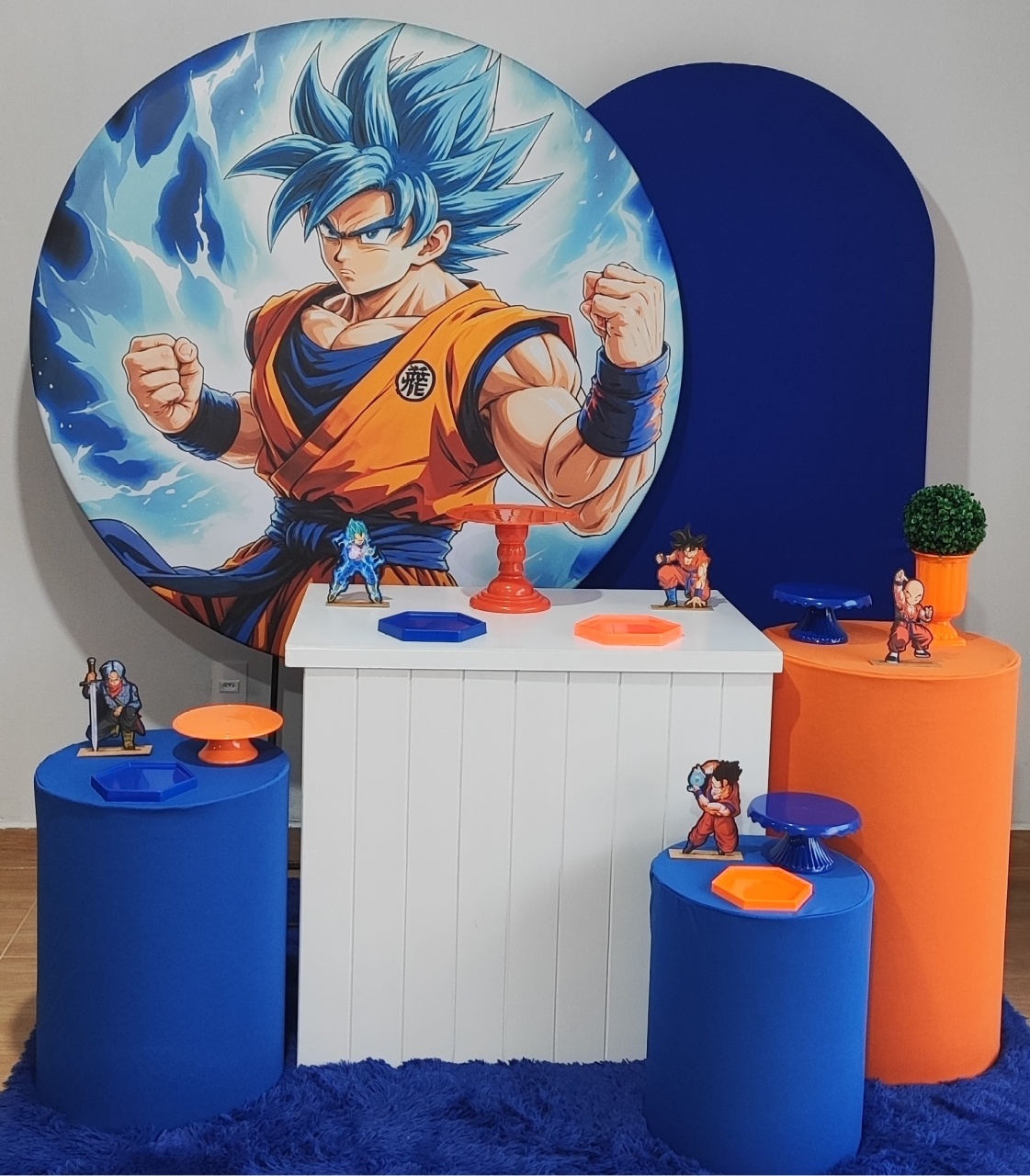 Dragon Ball Com Painel Romano - Gi Festas  Pegue e Monte