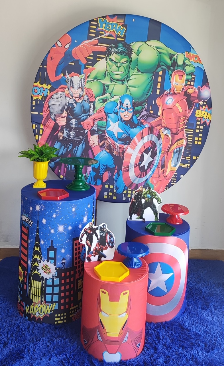 Vingadores - Gi Festas  Pegue e Monte