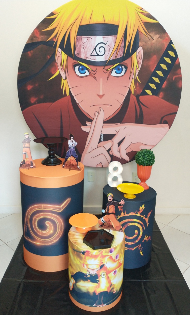 Naruto - Gi Festas  Pegue e Monte