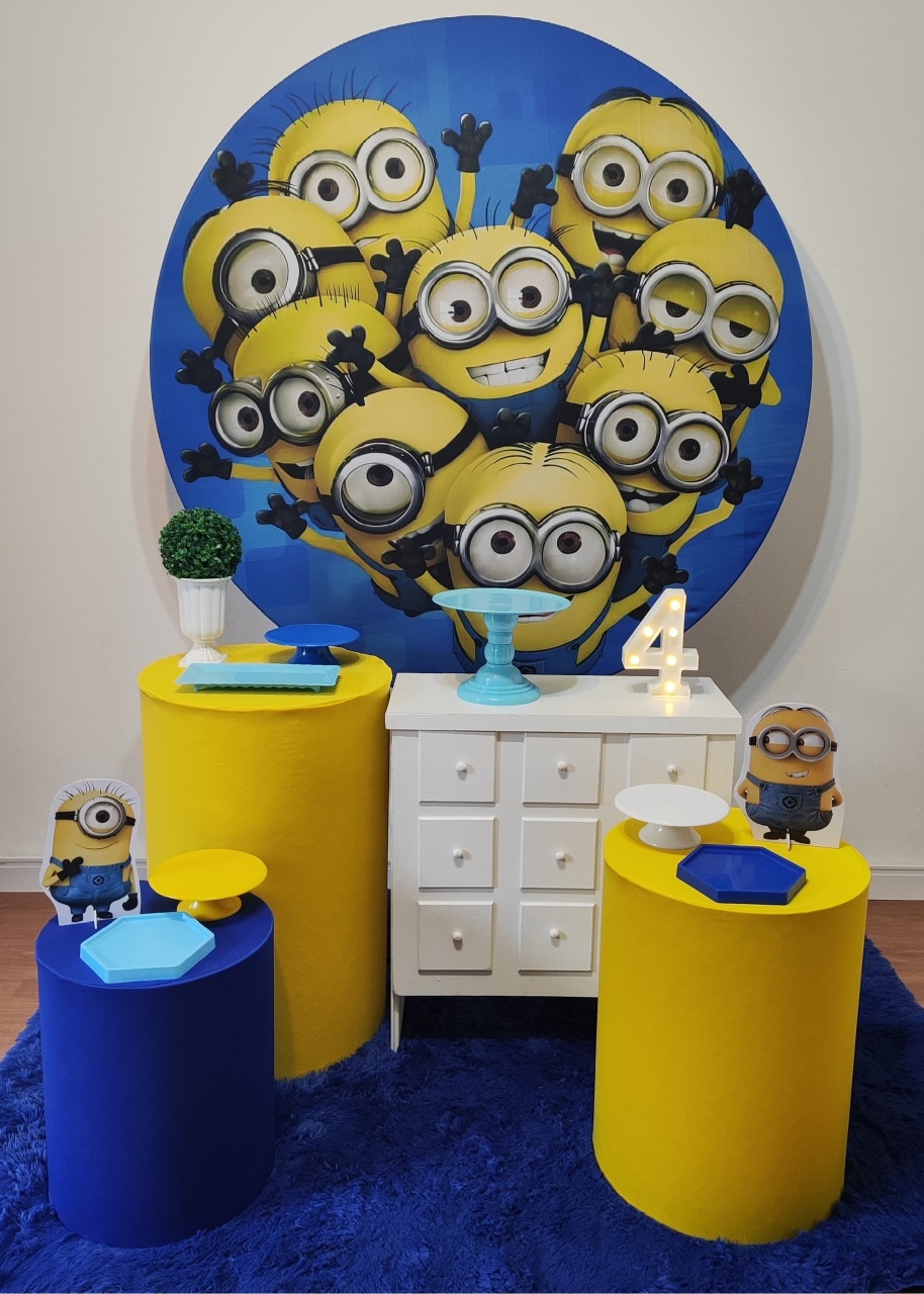 Minions Com Cômoda - Gi Festas  Pegue e Monte