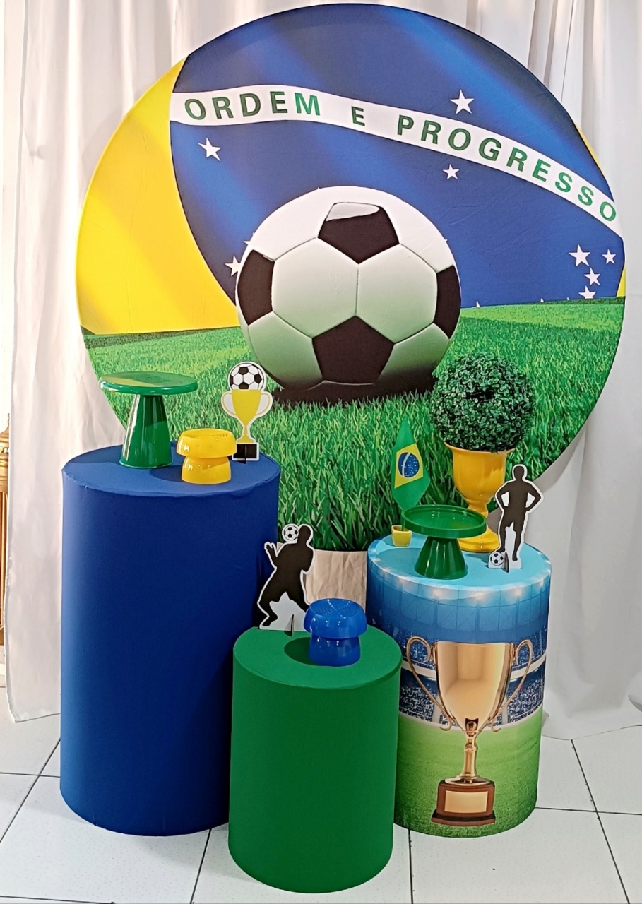 Kit Futebol Brasil Prata - Inspire Festas