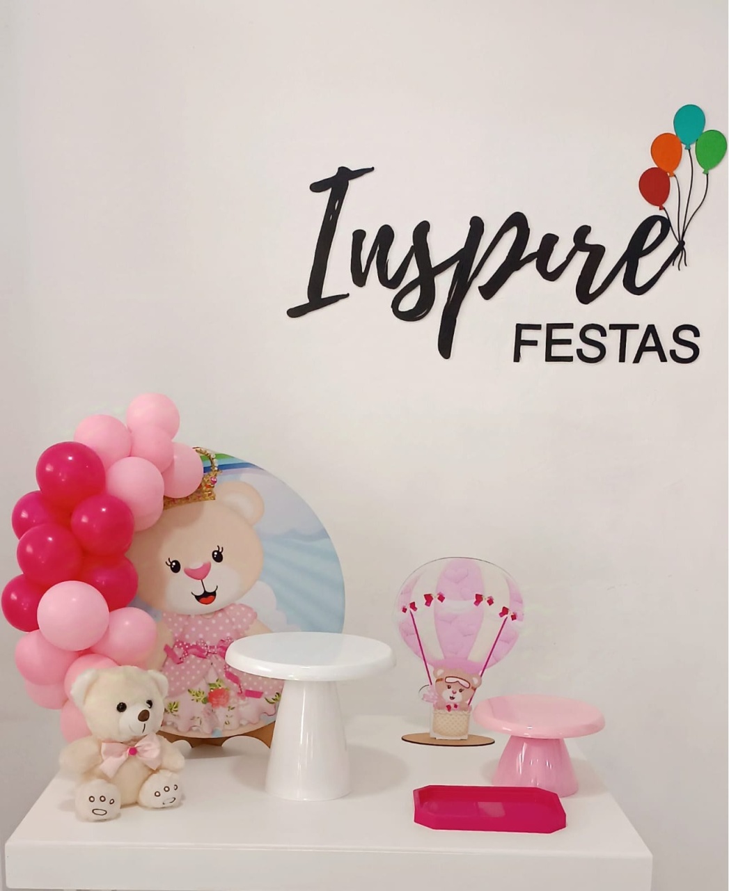 Mini Kit Ursinha Princesa - Inspire Festas