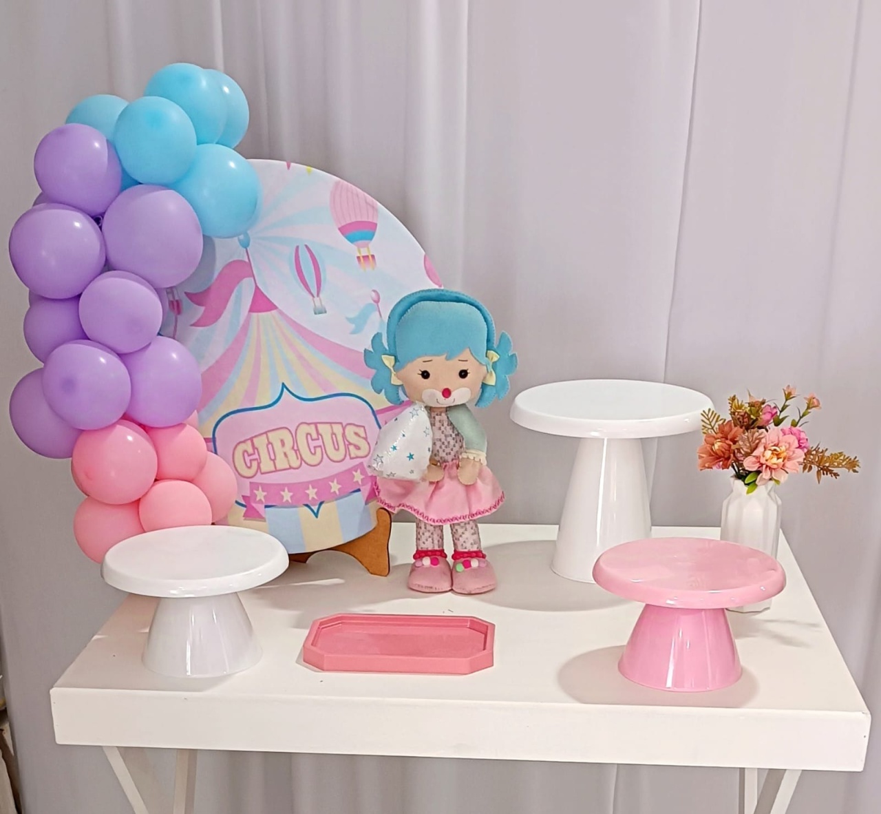 Mini Kit Circo Rosa - Inspire Festas