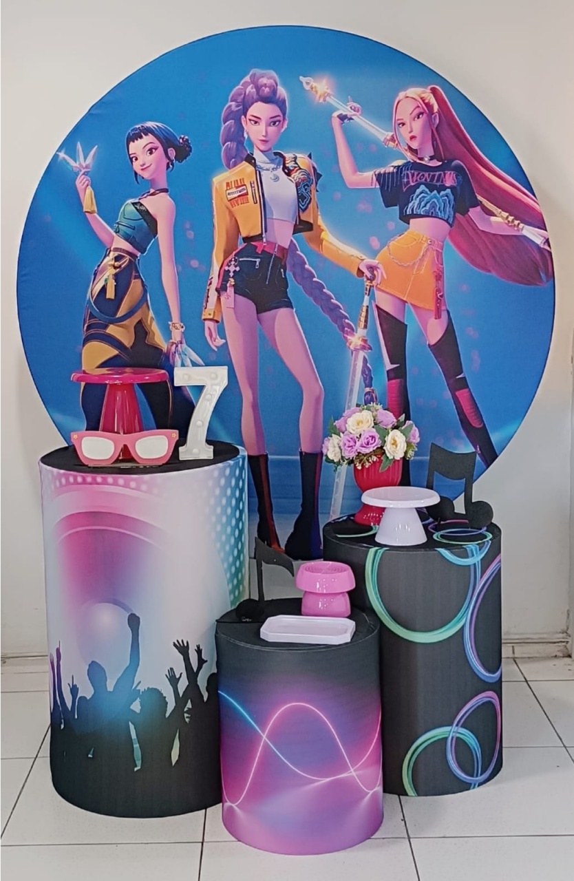 Kit Guerreiras Kpop Prata - Inspire Festas
