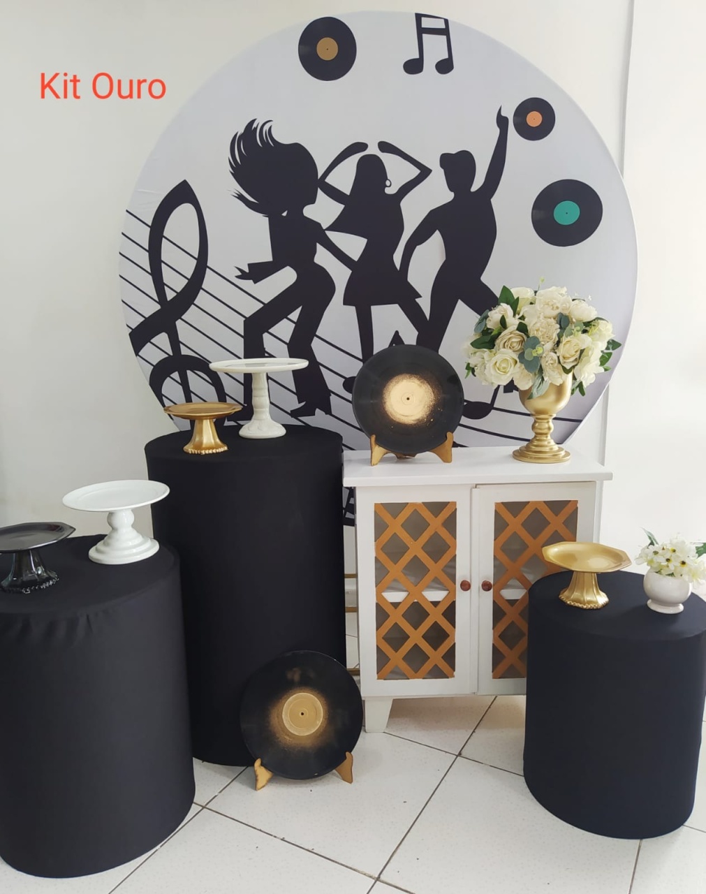 Kit Balada Ouro - Inspire Festas