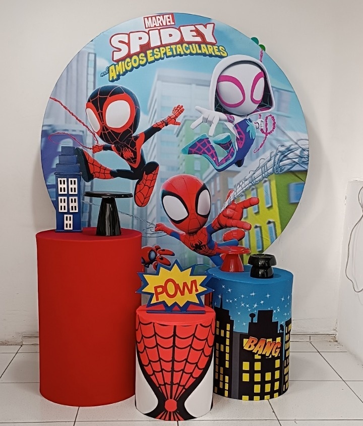 Kit Spidey Prata - Inspire Festas