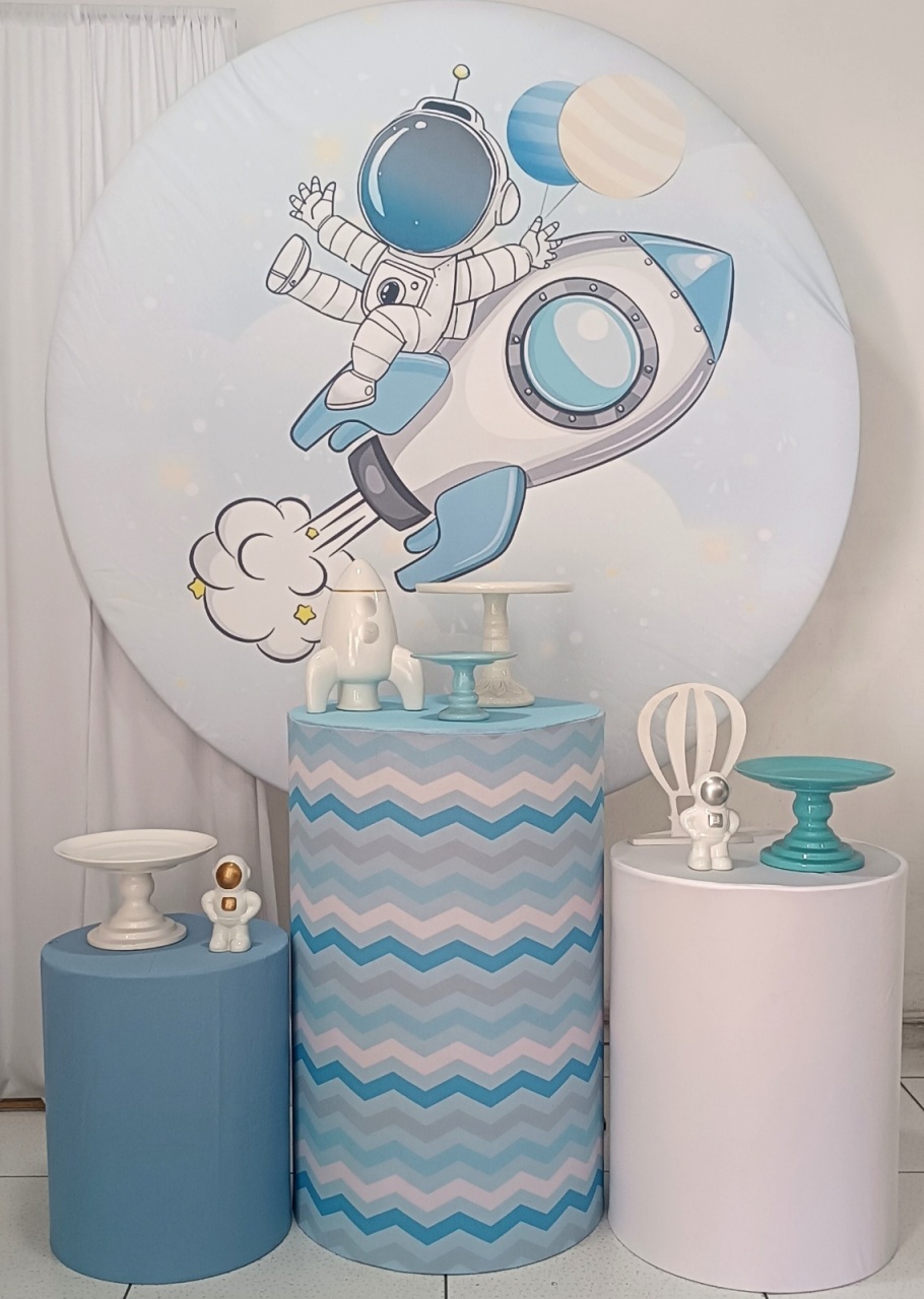 Kit Astronauta Prata - Inspire Festas