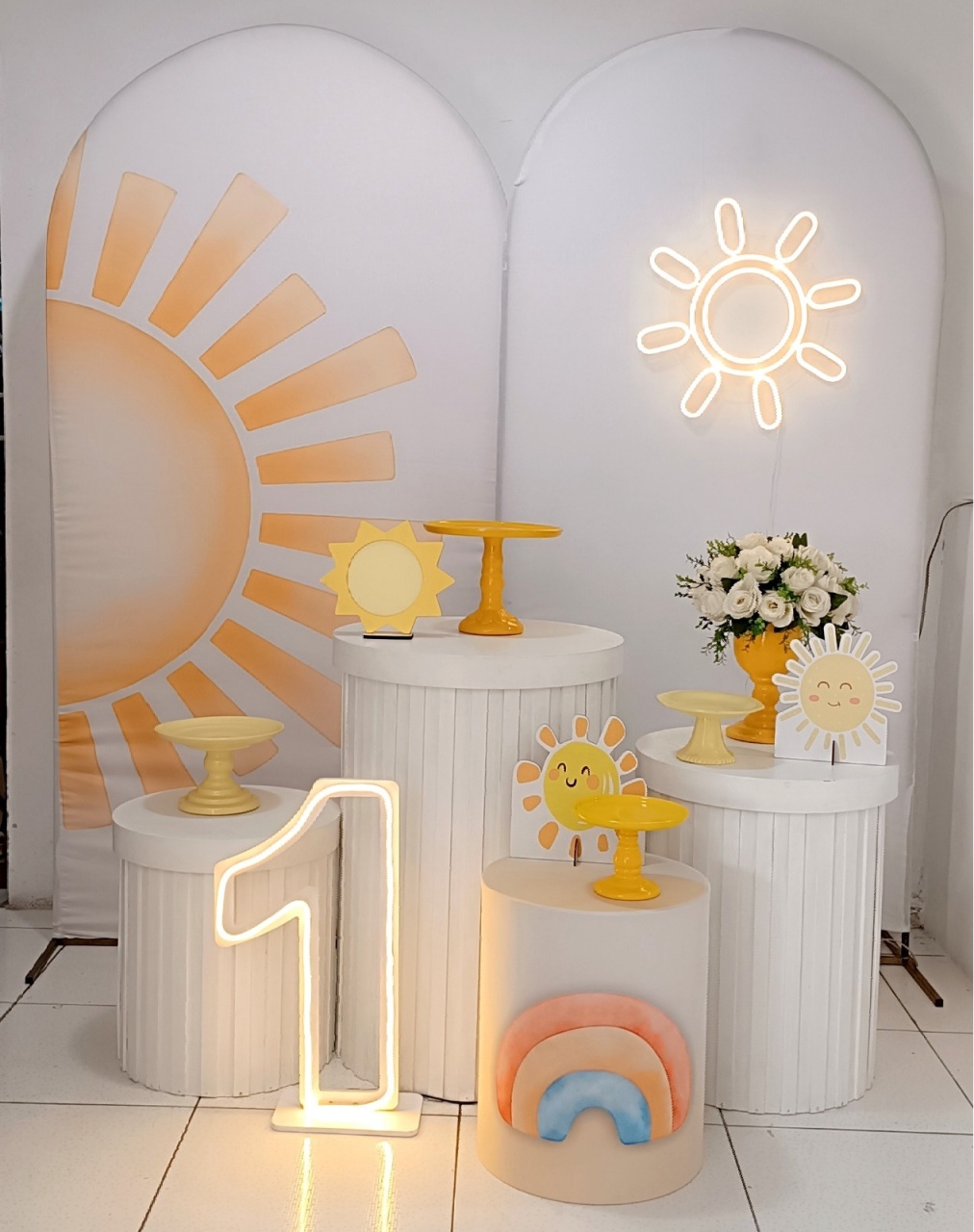 Kit Solzinho 2 Painéis Romanos Composição - Inspire Festas