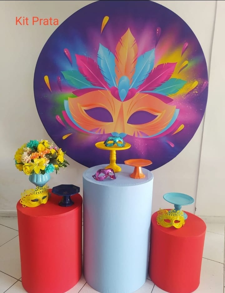 Kit Mascara Prata - Inspire Festas