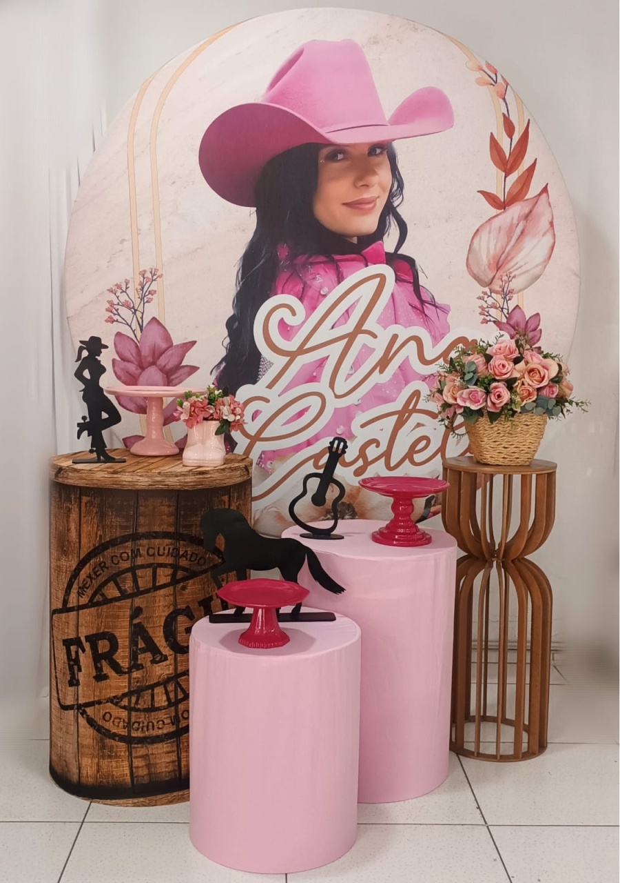 Kit Ana Castela Ouro - Inspire Festas
