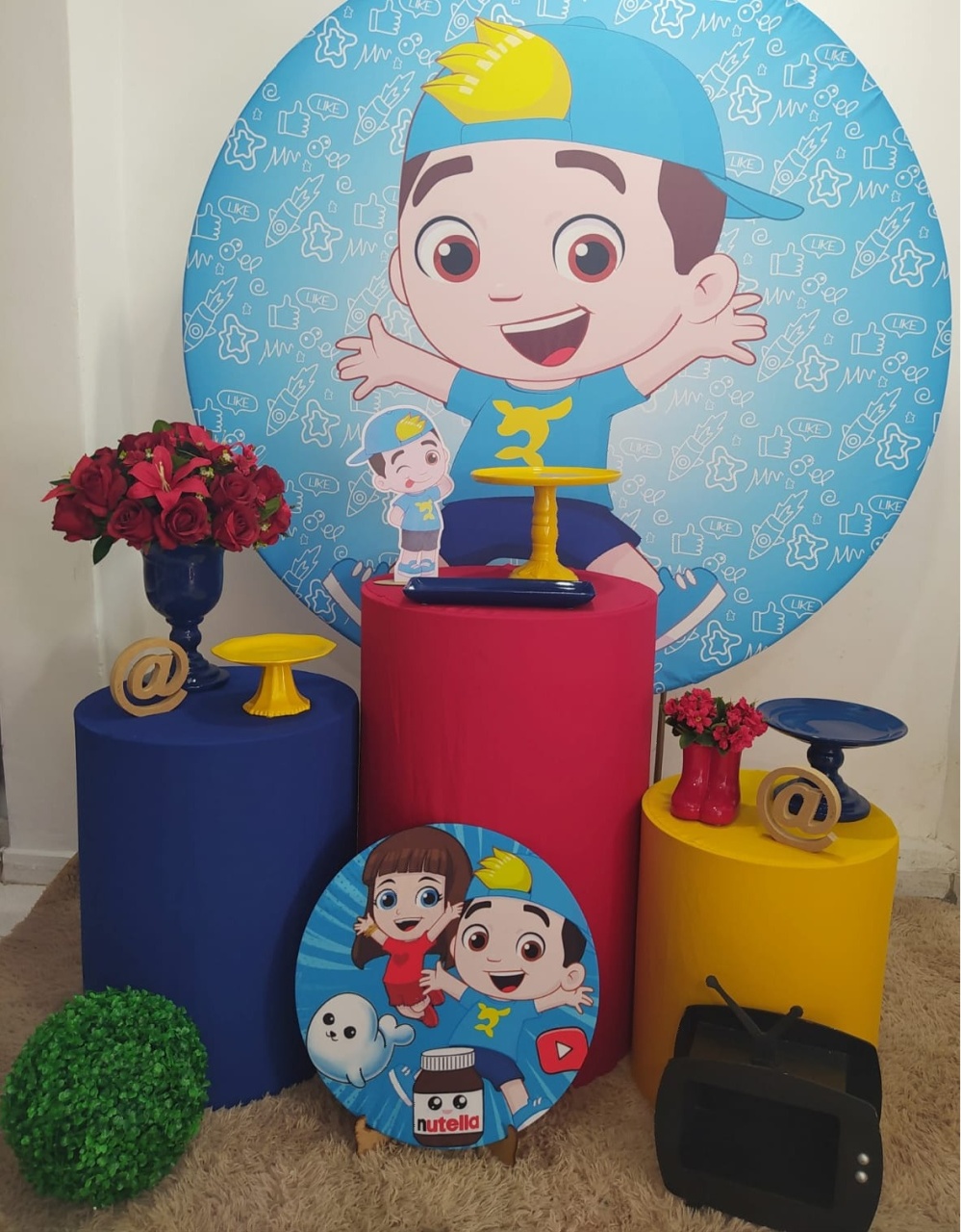 Kit Lucas Neto Prata - Inspire Festas