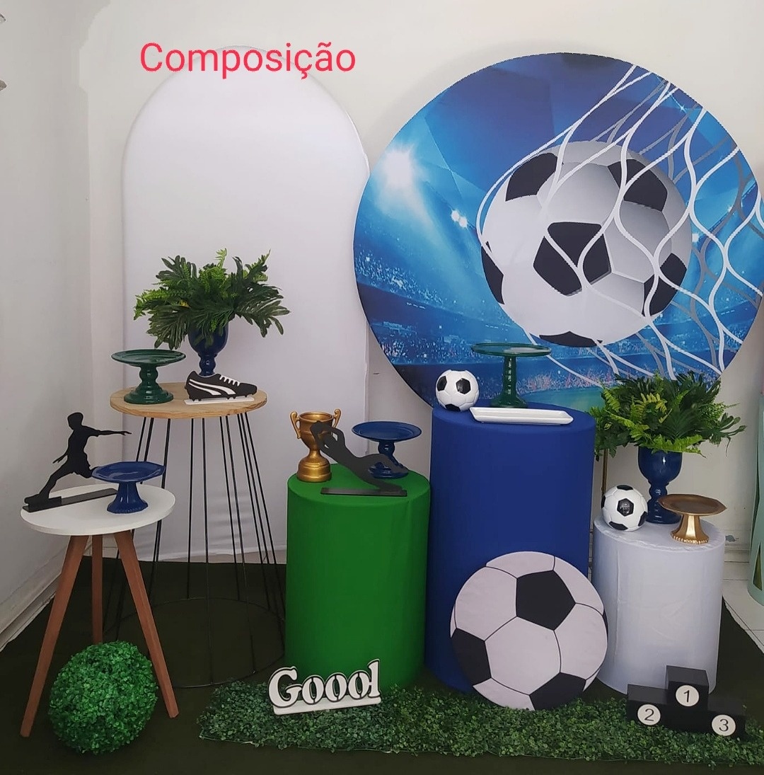Kit Futebol Cilindro Composição - Inspire Festas