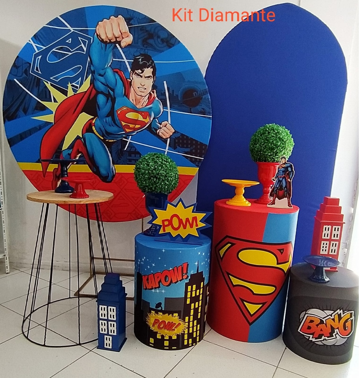 Kit Super Homem Diamante - Inspire Festas