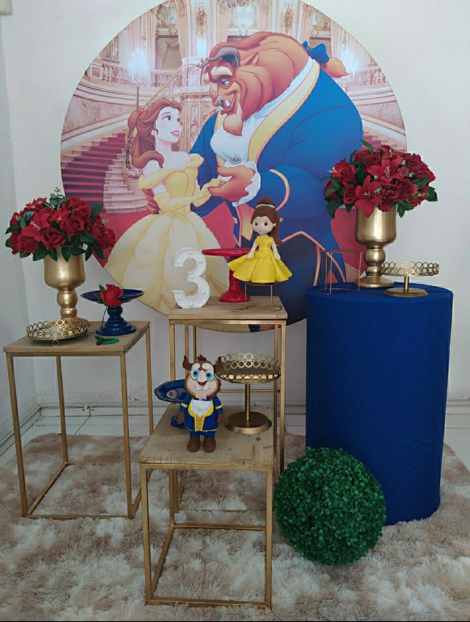 Kit Bela E A Fera Composição - Inspire Festas