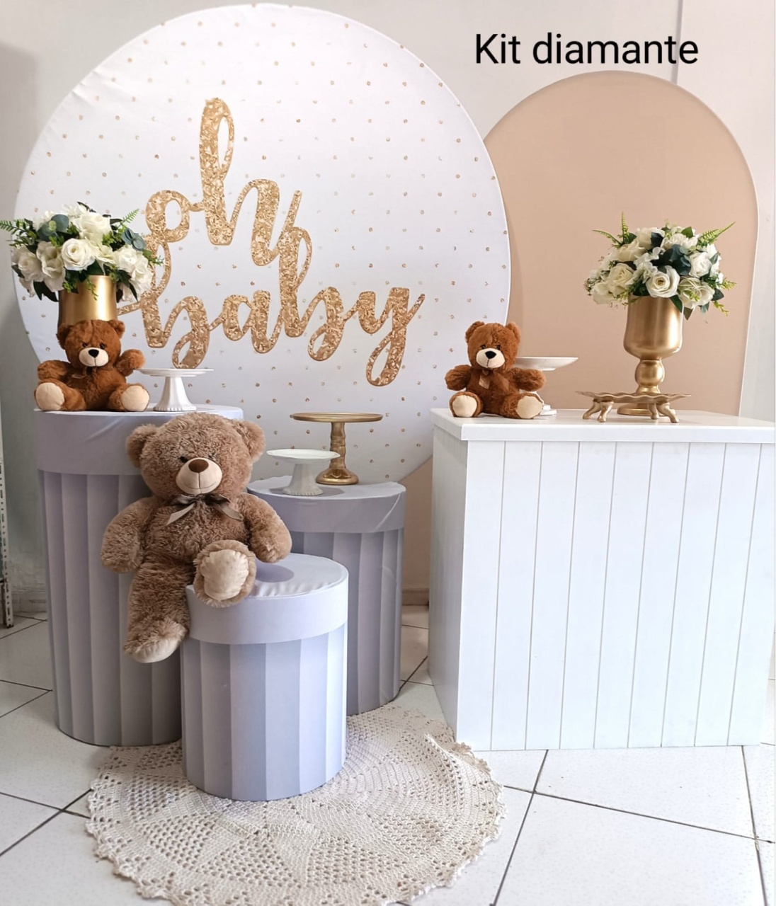 Kit Oh Baby Diamante - Inspire Festas