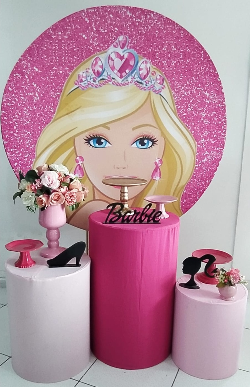 Kit Barbie Loira Prata - Inspire Festas