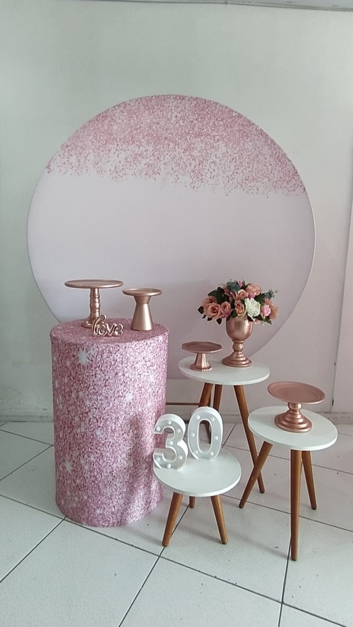 Kit Gleatter Rose Novo Ouro - Inspire Festas