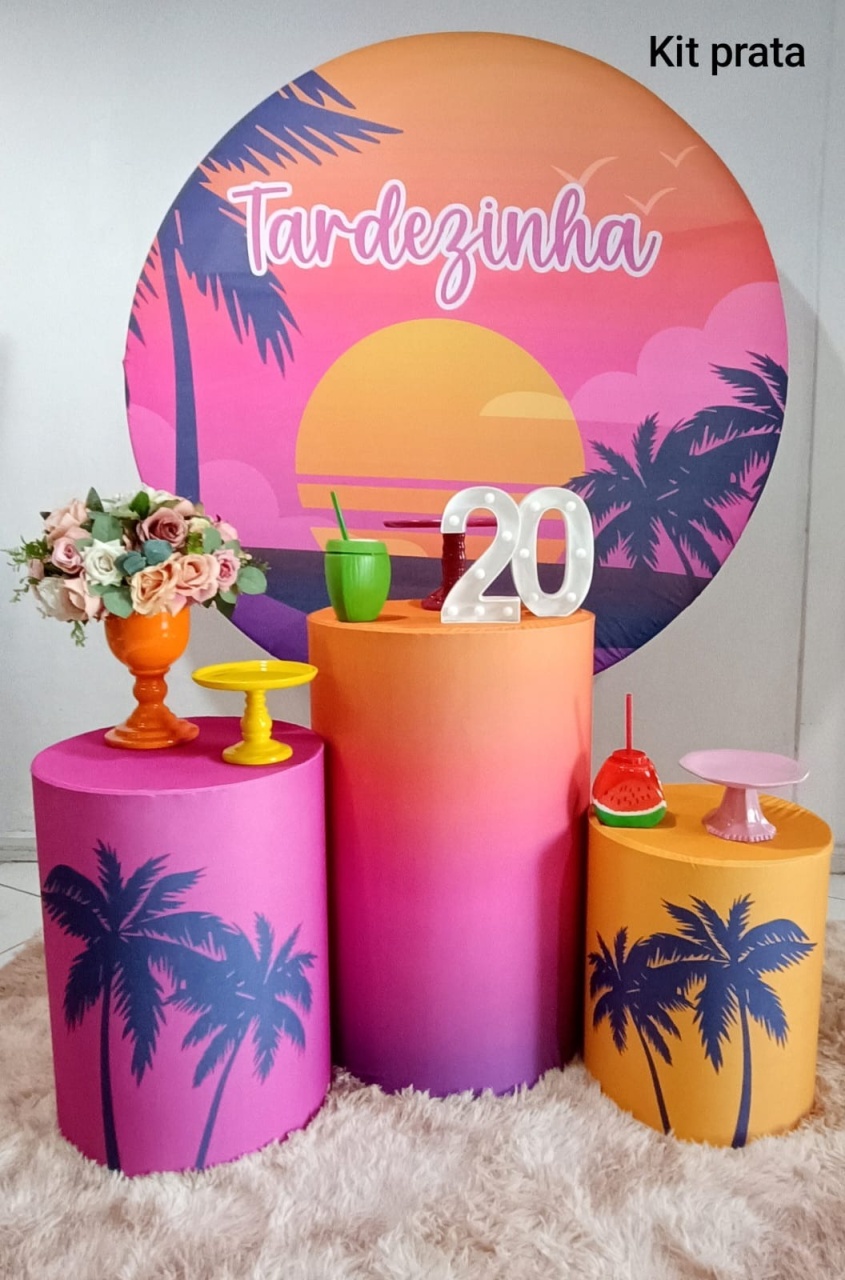 Kit Tardezinha Novo Capas Prata - Inspire Festas