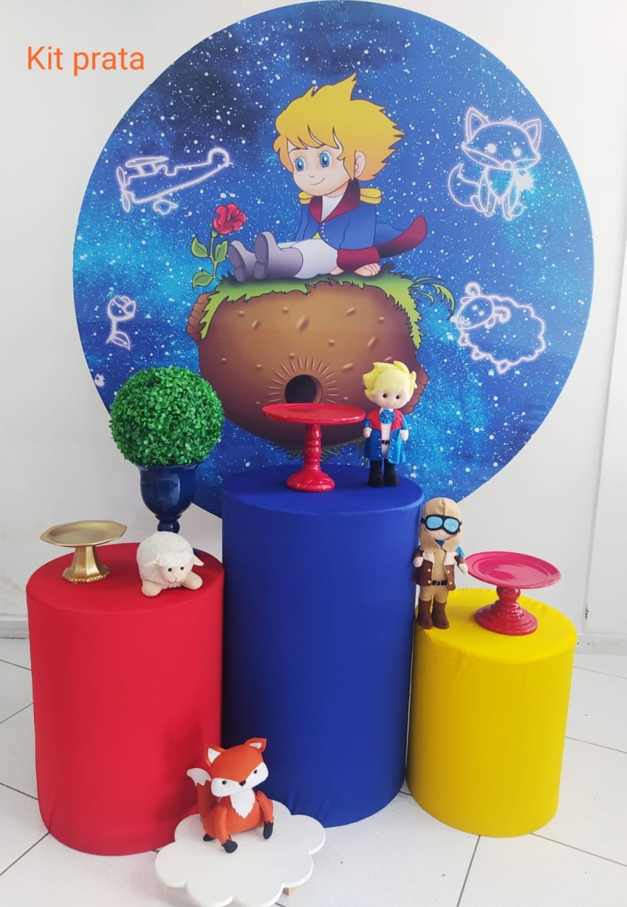 Kit Pequeno Principe Prata - Inspire Festas