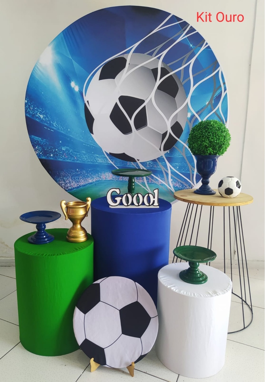 Kit Futebol Ouro - Inspire Festas
