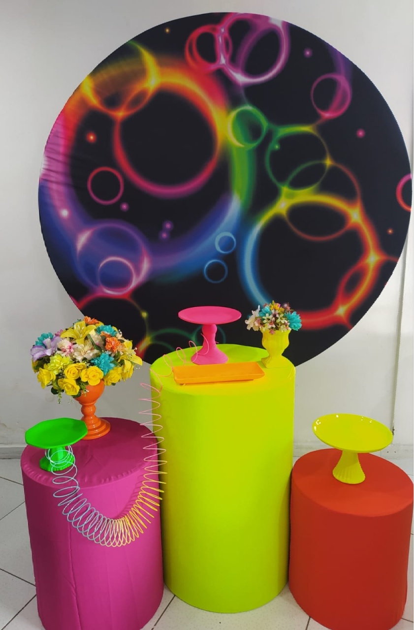 Kit Neon Prata - Inspire Festas
