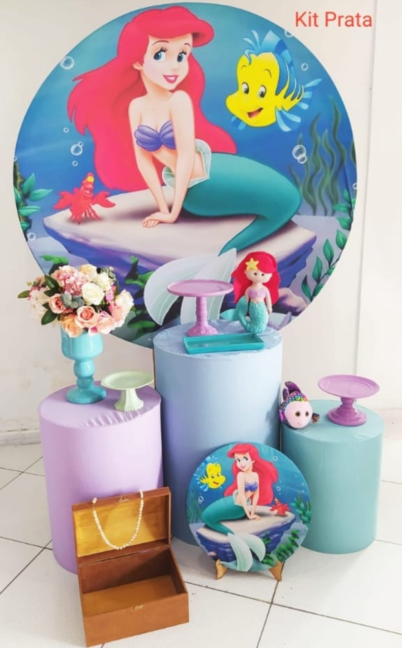 Kit Ariel Prata - Inspire Festas