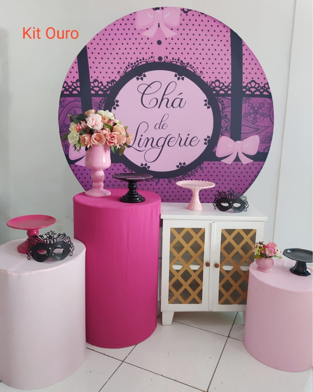 Kit Chá de Lingerie Ouro - Inspire Festas