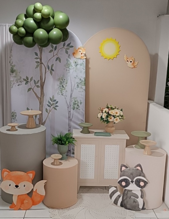 Kit Bosque Encantado Poliondas Inspire Composição - Inspire Festas