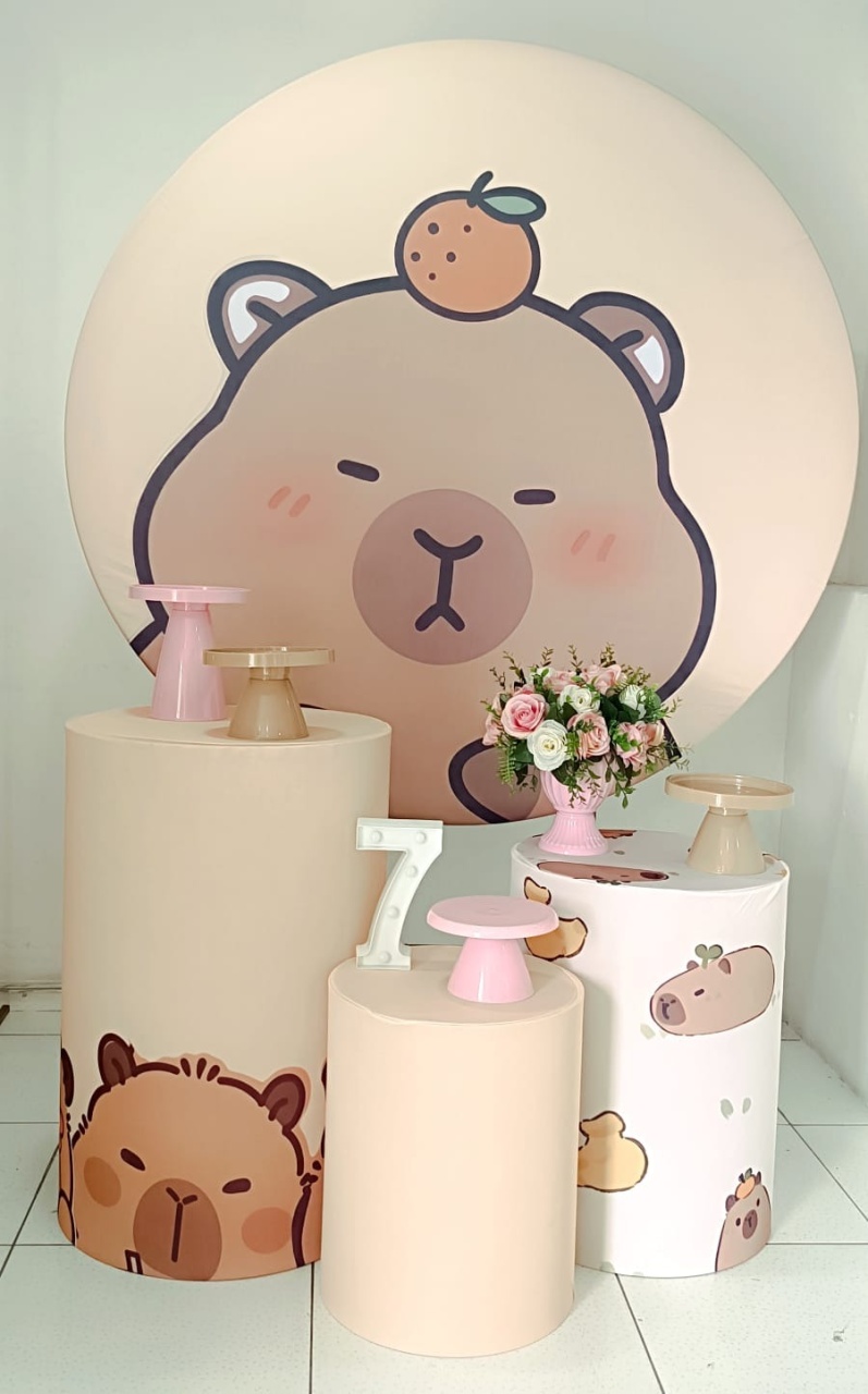 Kit Capivara Prata - Inspire Festas