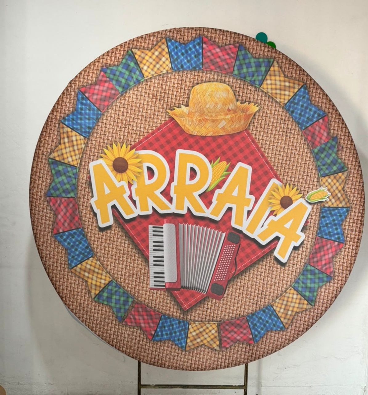 Painel Arraia Girassol Com Sanfona - Inspire Festas