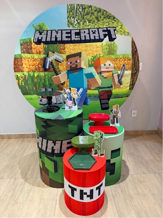 Minecraft Kit Prata - Felicittà Festas