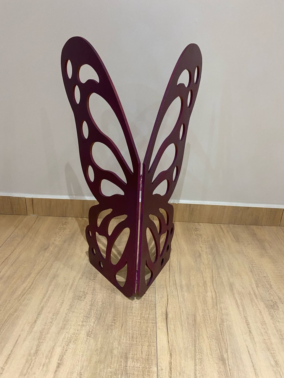 Borboleta de Pé 75Cm Roxa - Felicittà Festas