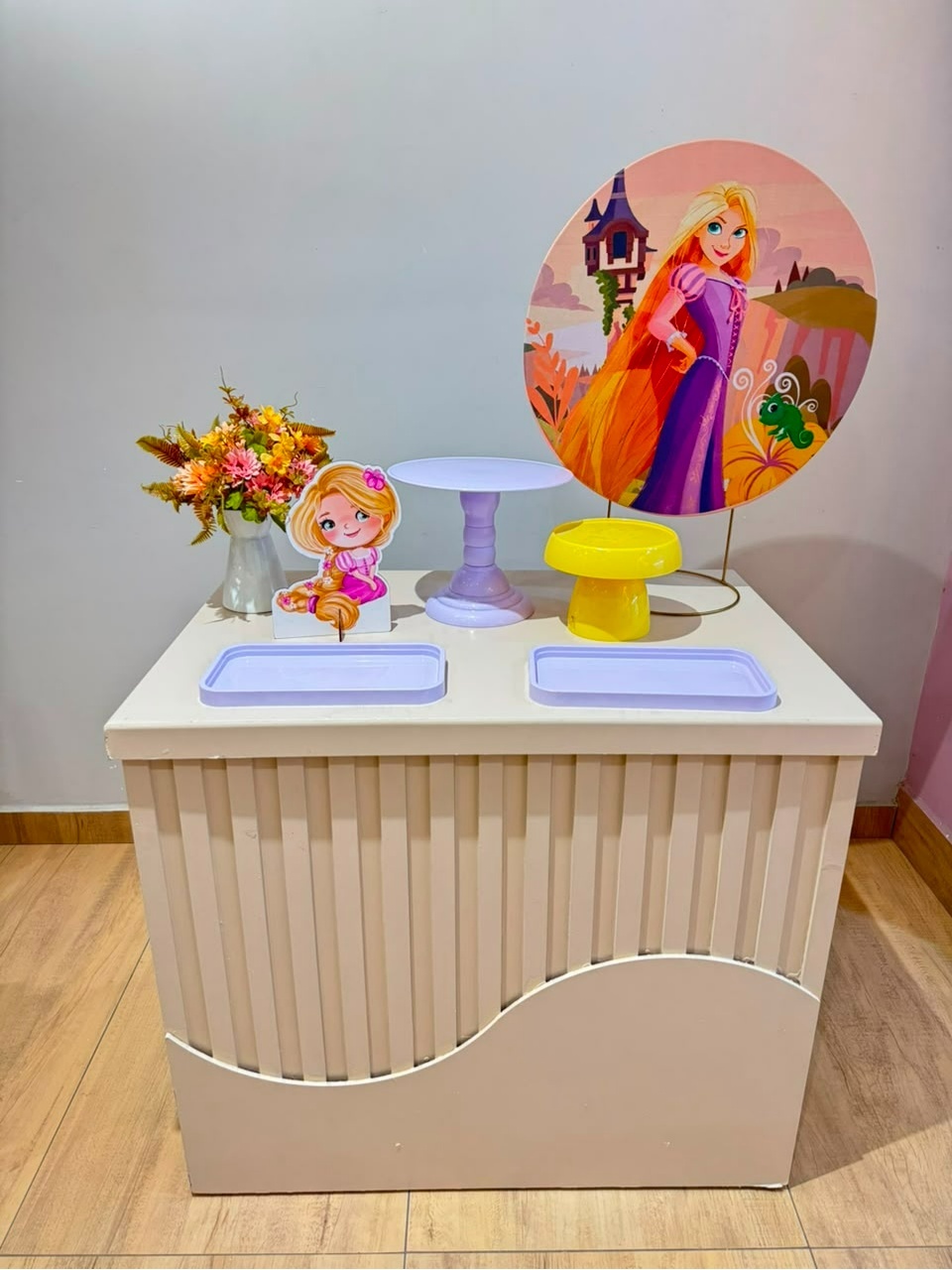 Festa Na Mesa Rapunzel - Enrolados - Felicittà Festas
