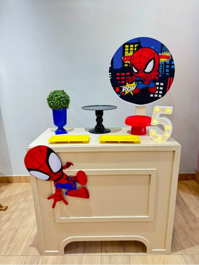 Homem Aranha Kids Festa Na Mesa (Mesa Pocket) - Felicittà Festas
