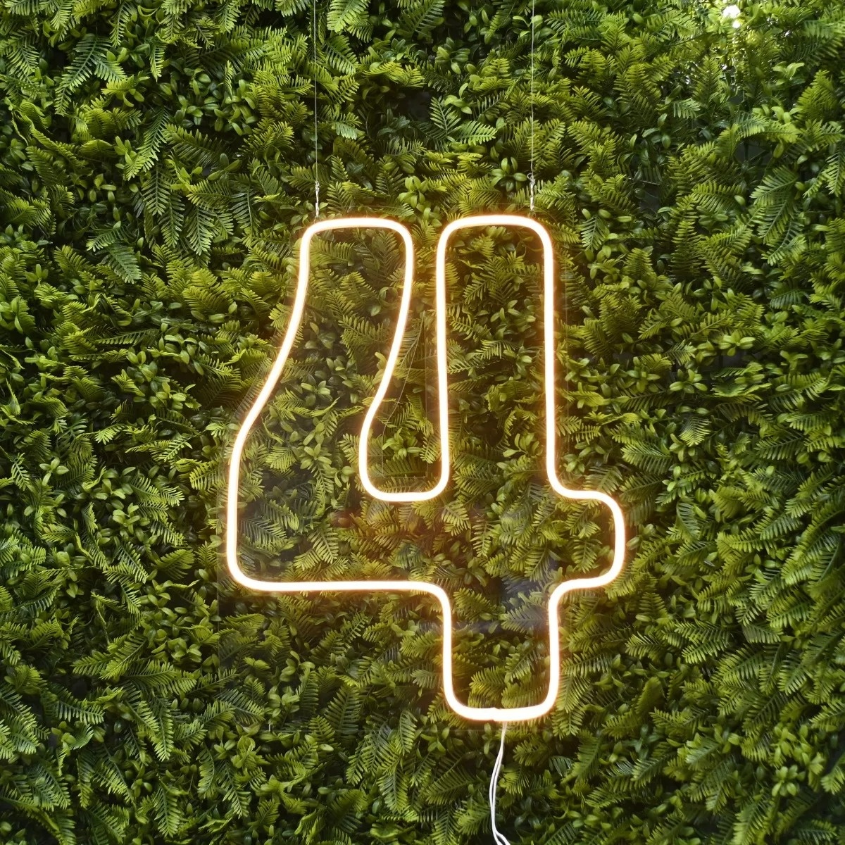 Número "4" de Led - Felicittà Festas