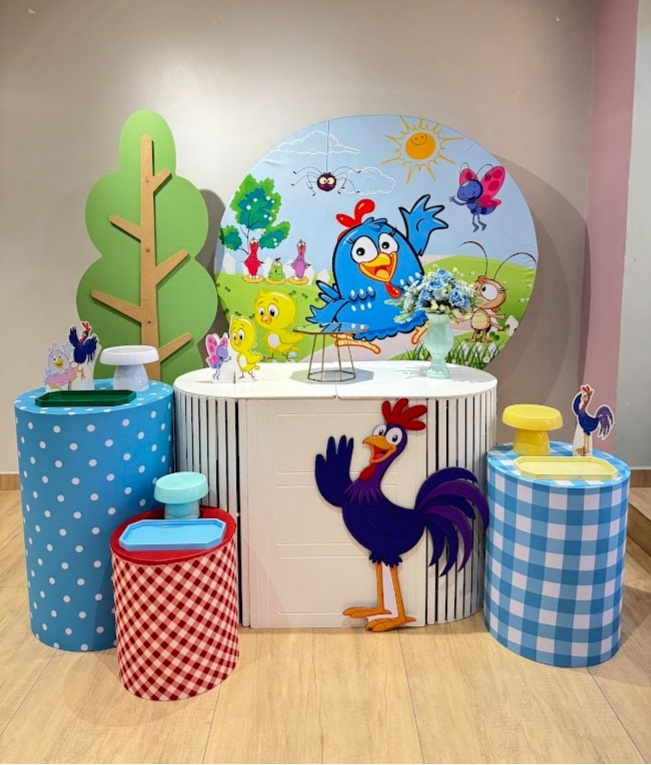Galinha Pintadinha Kit Ouro Menino Com Árvore - Felicittà Festas