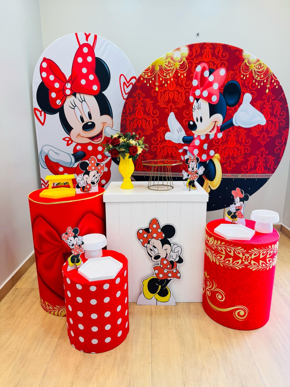Minnie Mouse Vermelha Kit Diamante - Felicittà Festas