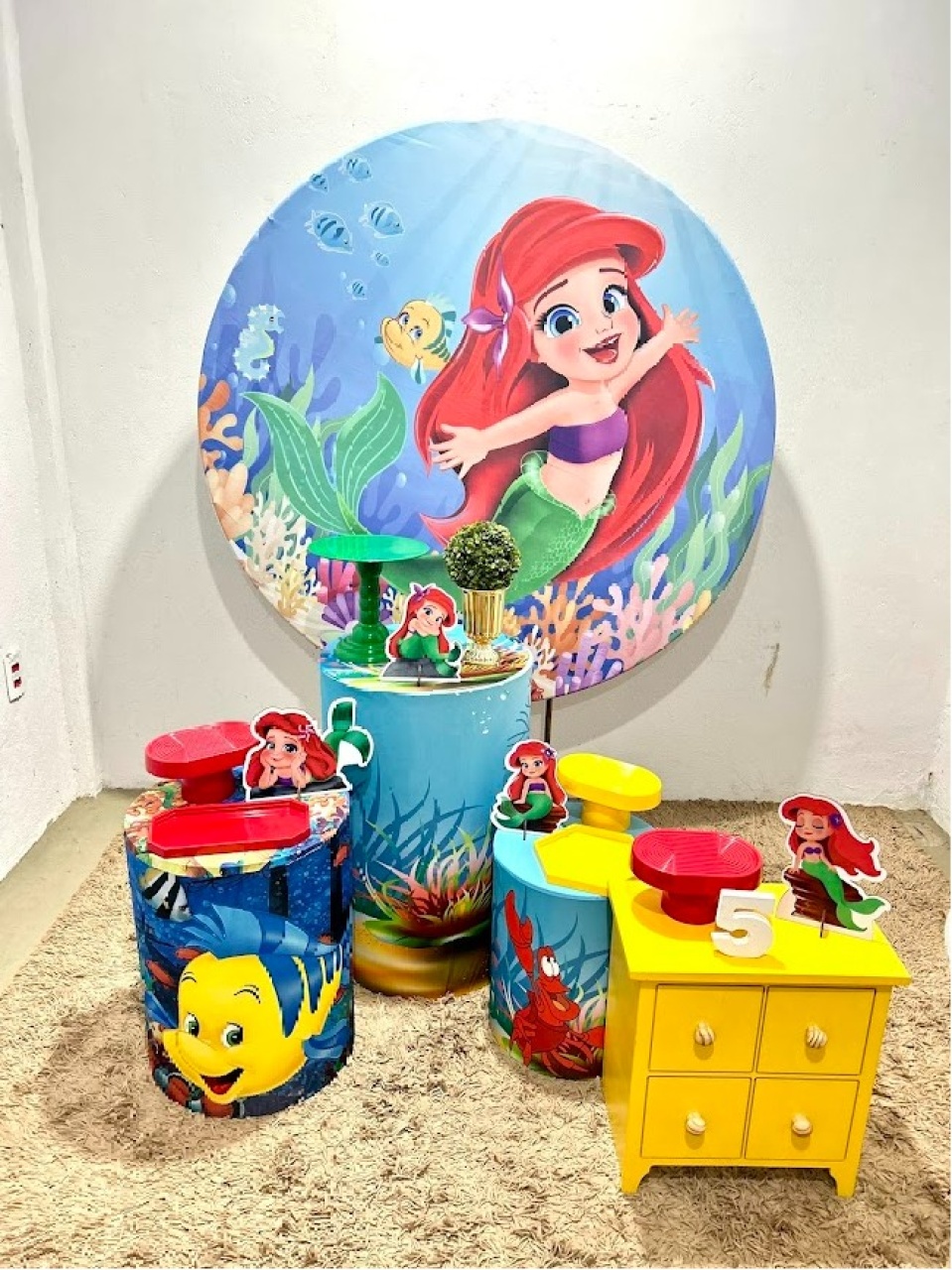 Pequena Sereia Baby Kit Prata Especial - Felicittà Festas