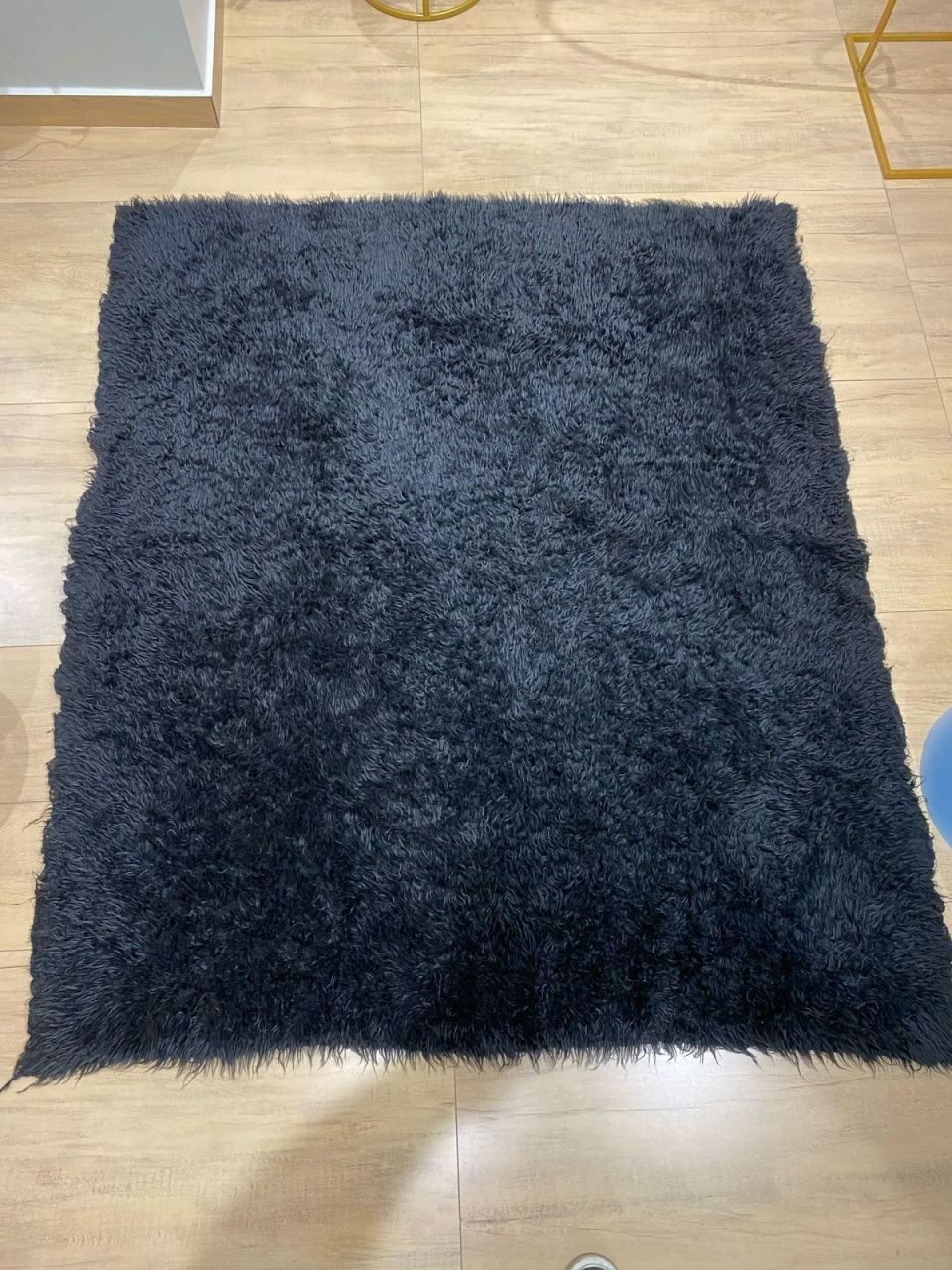 Tapete de Pelúcia Preto 1,5X2,00M - Felicittà Festas