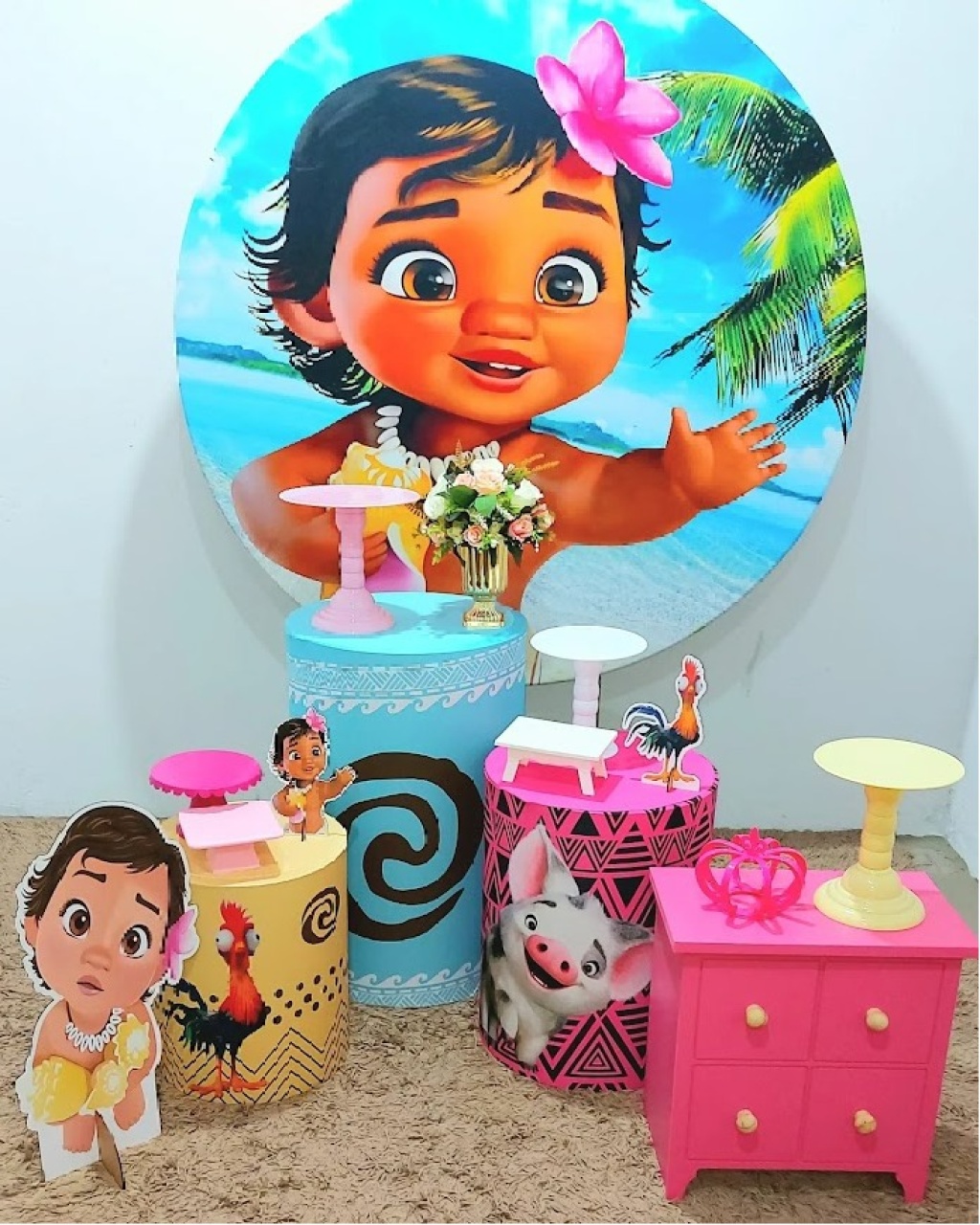 Moana Baby Kit Prata Especial - Felicittà Festas