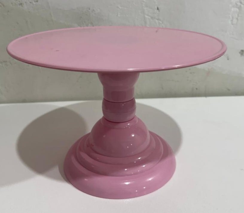 Boleira de Acrílico Rosa Bebê - Felicittà Festas