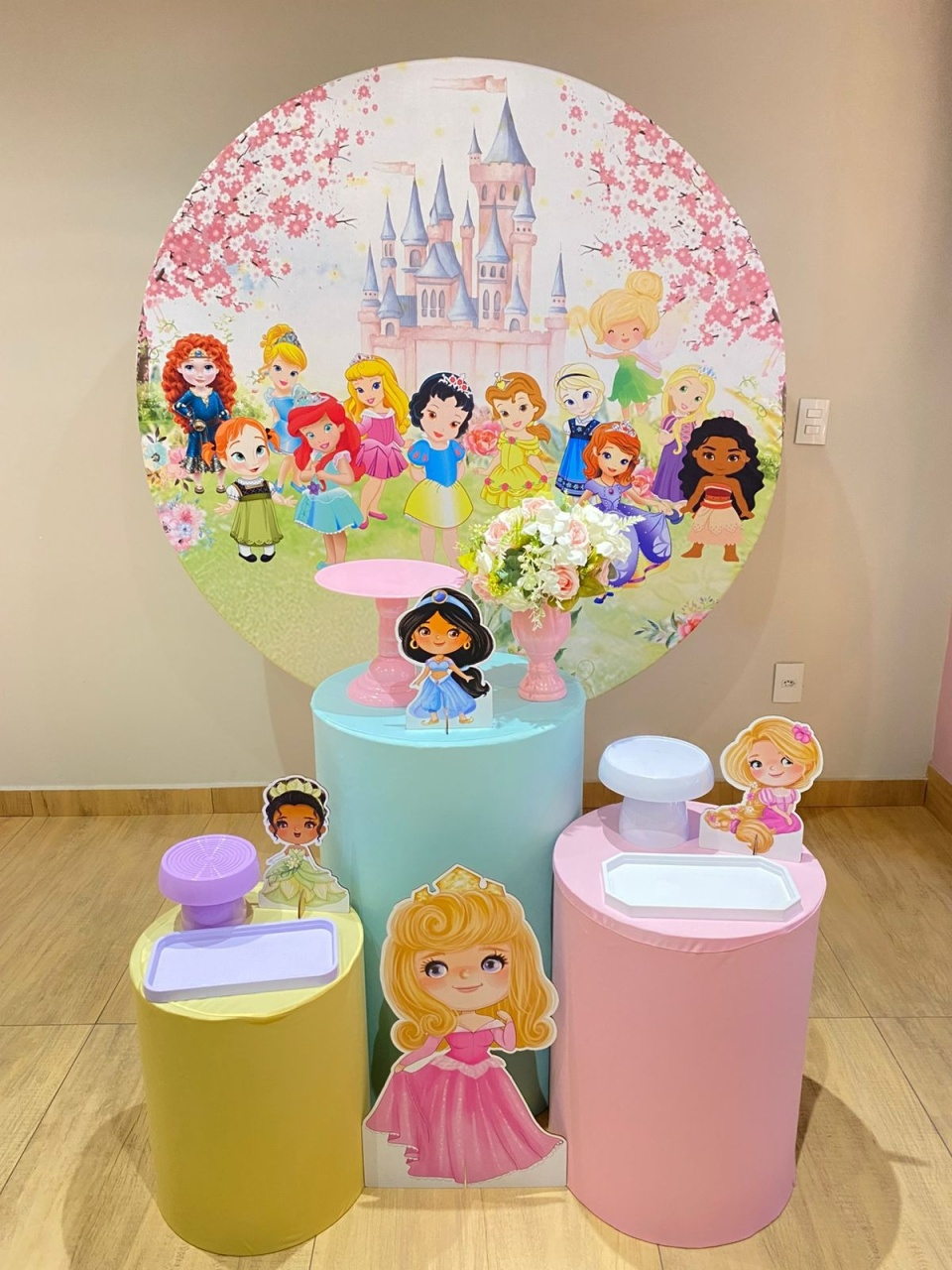 Princesas da Disney Baby Kit Prata - Felicittà Festas