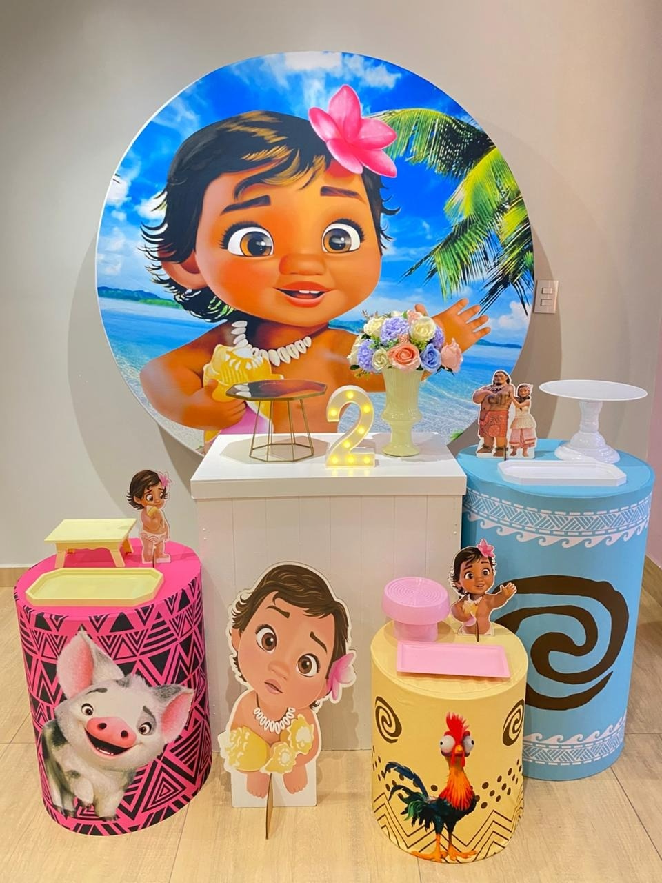 Moana Baby Kit Ouro - Felicittà Festas