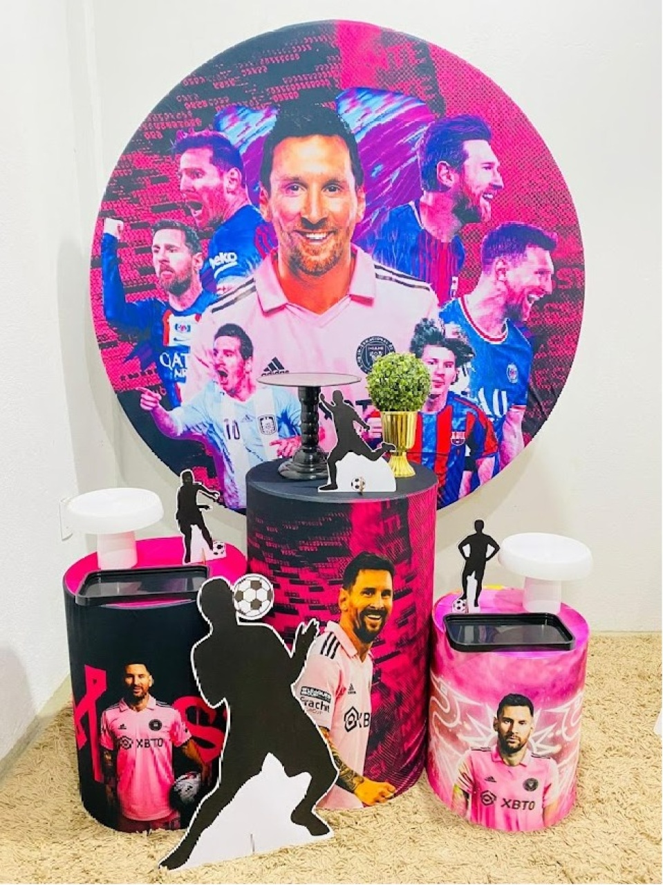Messi - Futebol Kit Prata - Felicittà Festas