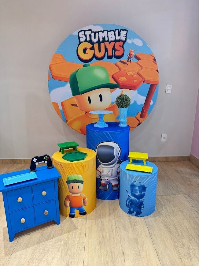 Stumble Guys Kit Prata Especial - Felicittà Festas