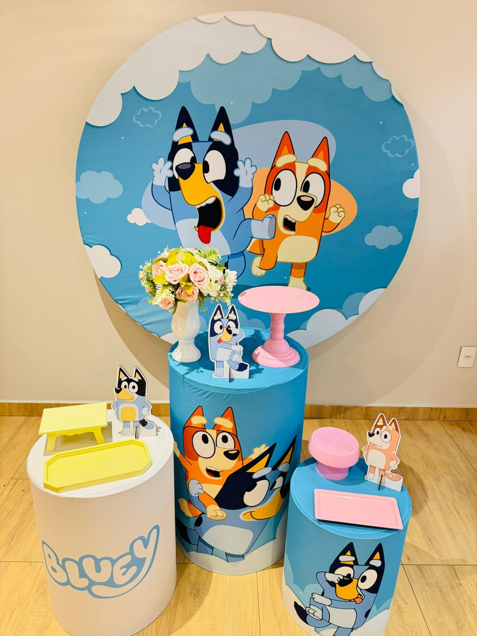 Bluey E Bingo Kit Prata Menina - Felicittà Festas