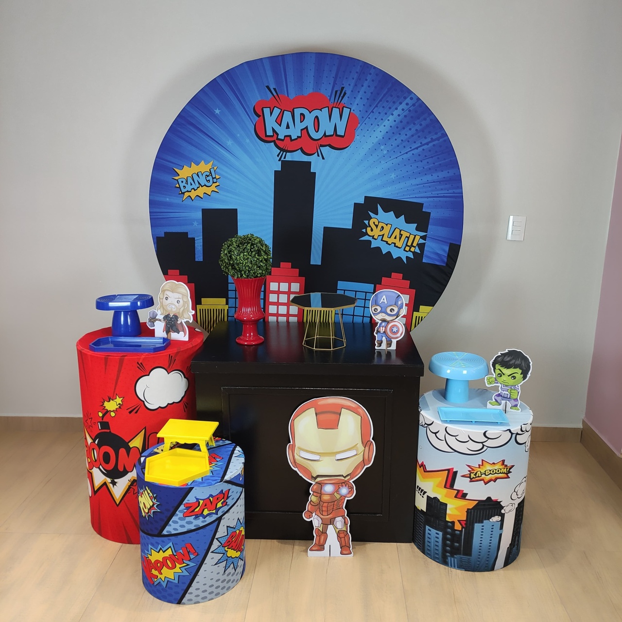Vingadores Baby Kit Ouro - Felicittà Festas